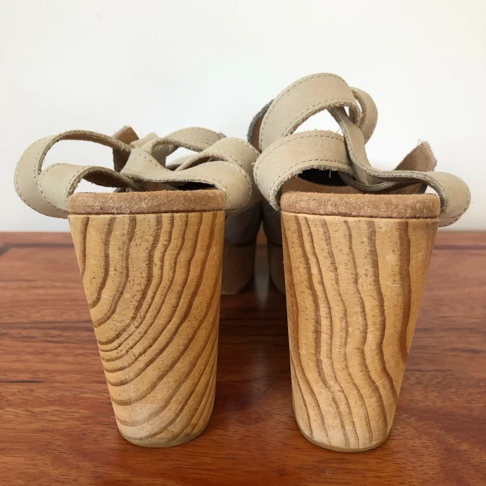 Free People Walk This Way Clogs, Size 41, Gray